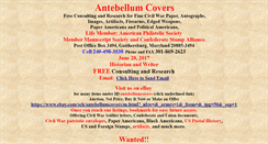 Desktop Screenshot of antebellumcovers.com